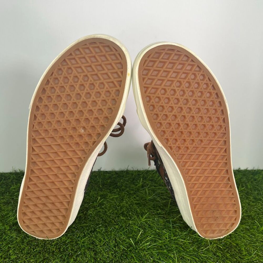 VANS Sk8-Hi Multi Print Black Brown Women Skateboarding Shoes size 8 - Picture 7 of 8